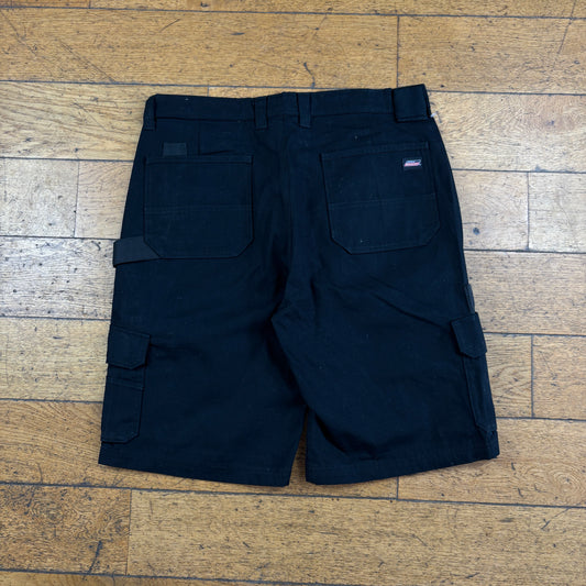 Vintage Dickies Black Workwear Carpenter Baggy Shorts - 34