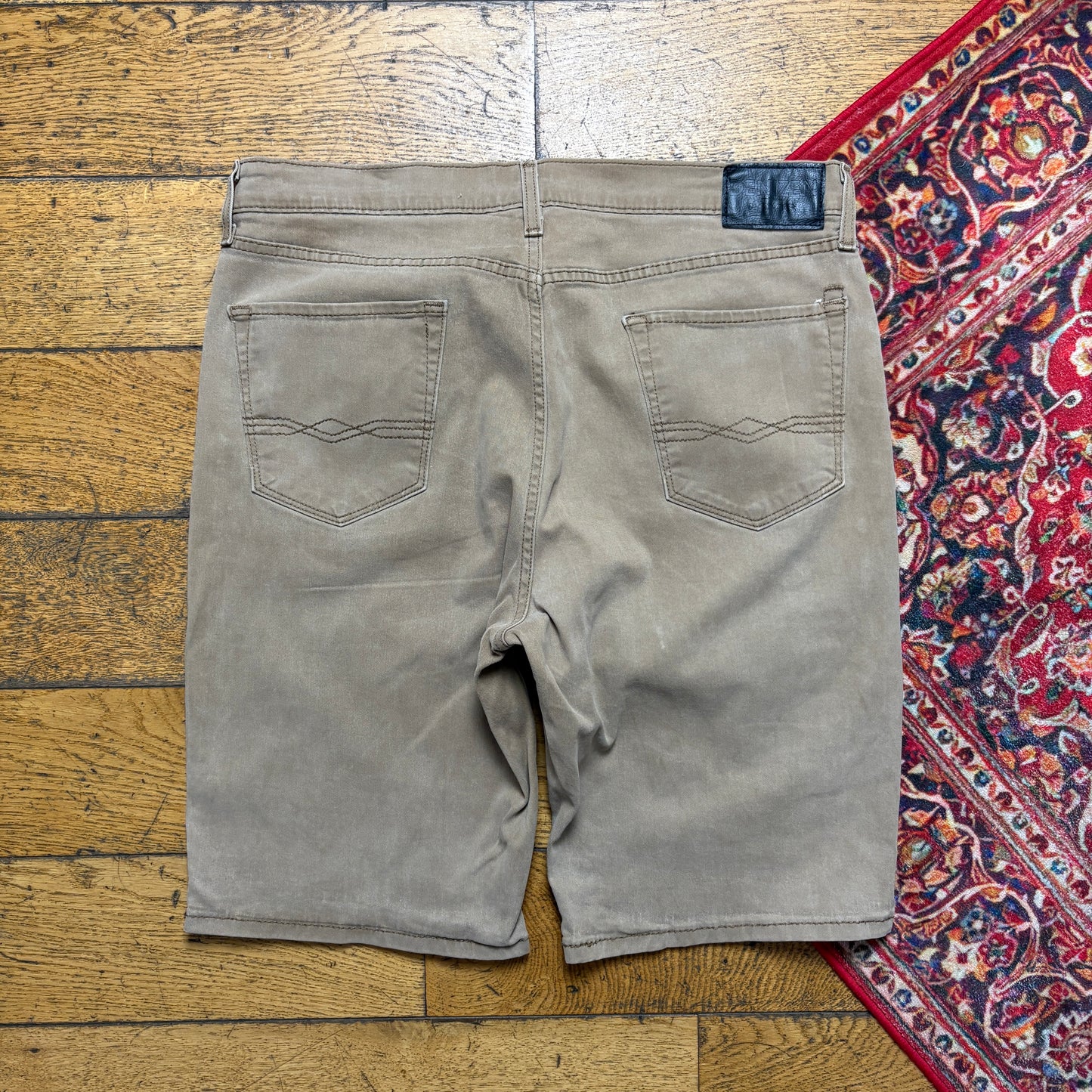 Vintage Levis 231 Brown Denim Shorts - 36