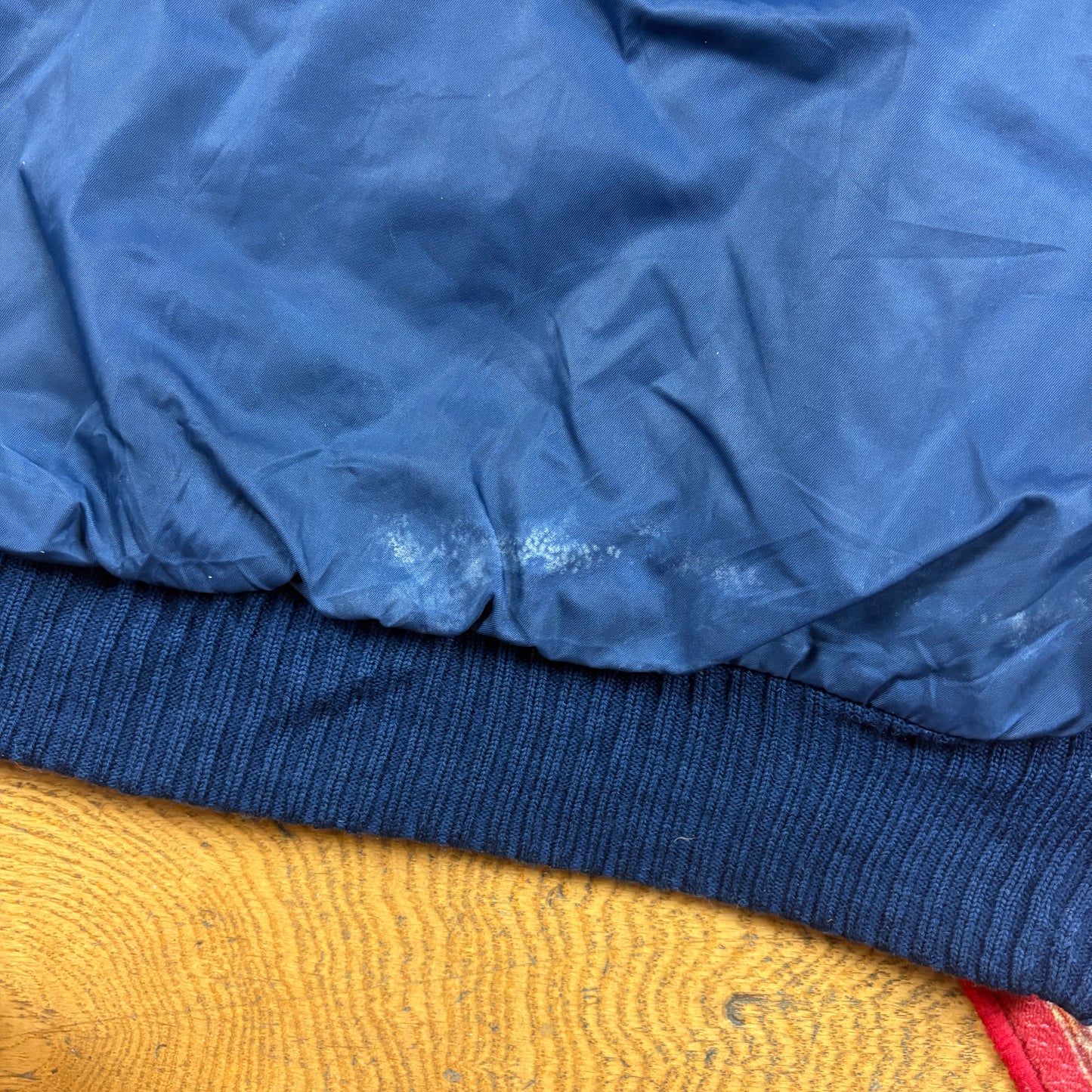 Vintage US Air Force Navy Fur MA-1 Bomber Jacket - L