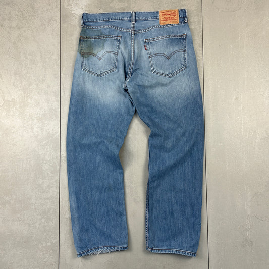 Vintage Levis 505 Straight Blue Denim Jeans - 33