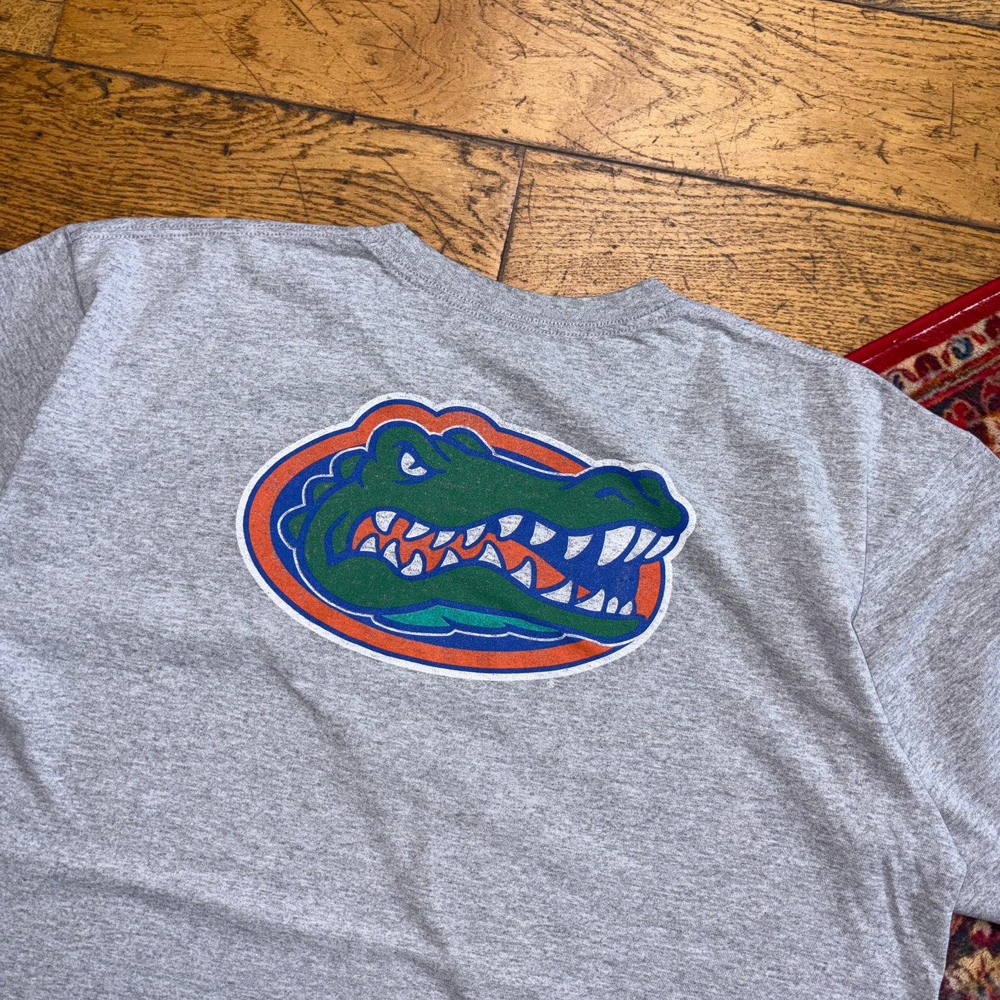 Vintage 00s Nike Grey Florida Gators Football Graphic T-Shirt - XL