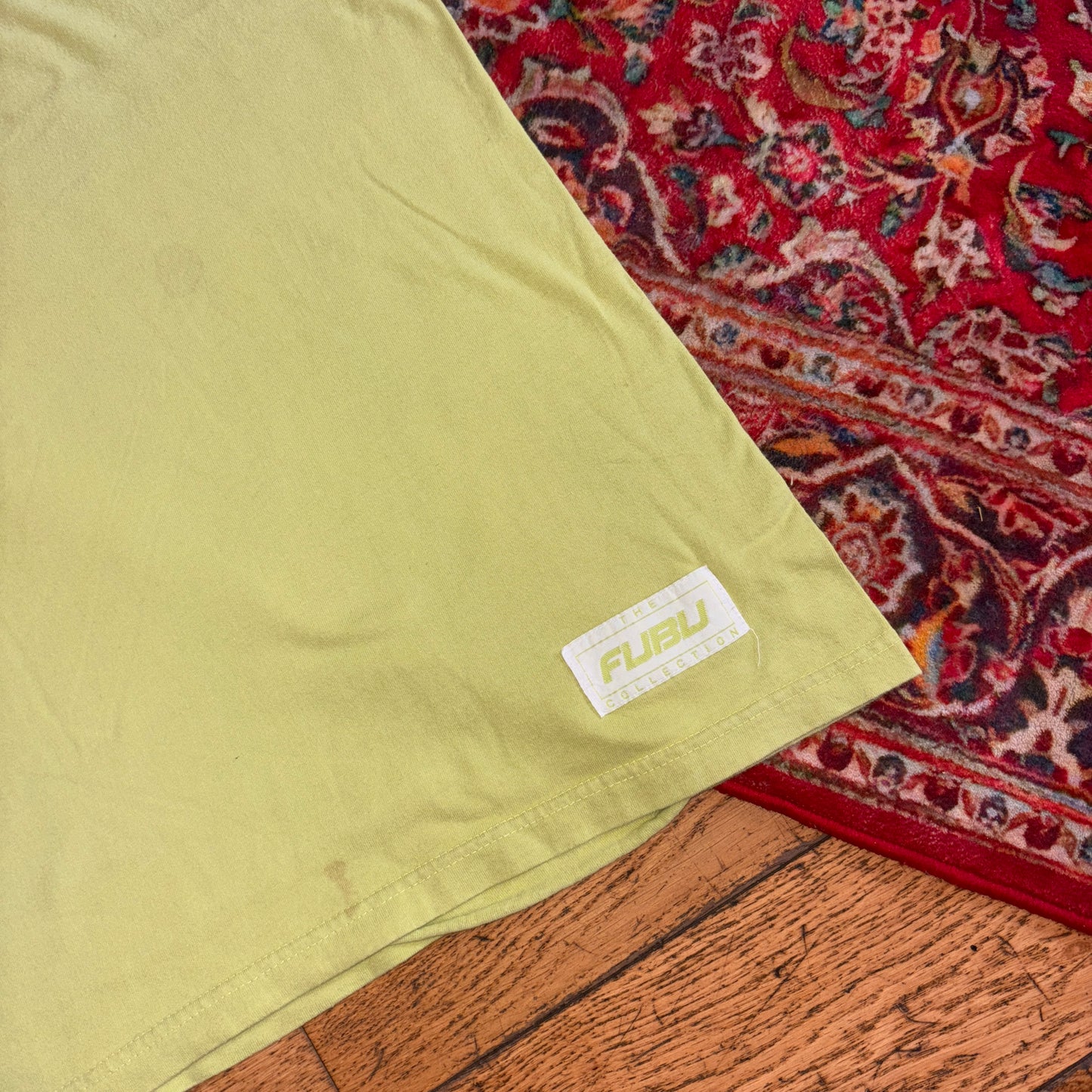 Vintage FUBU Hip Hop Green Graphic T-Shirt - 2XL