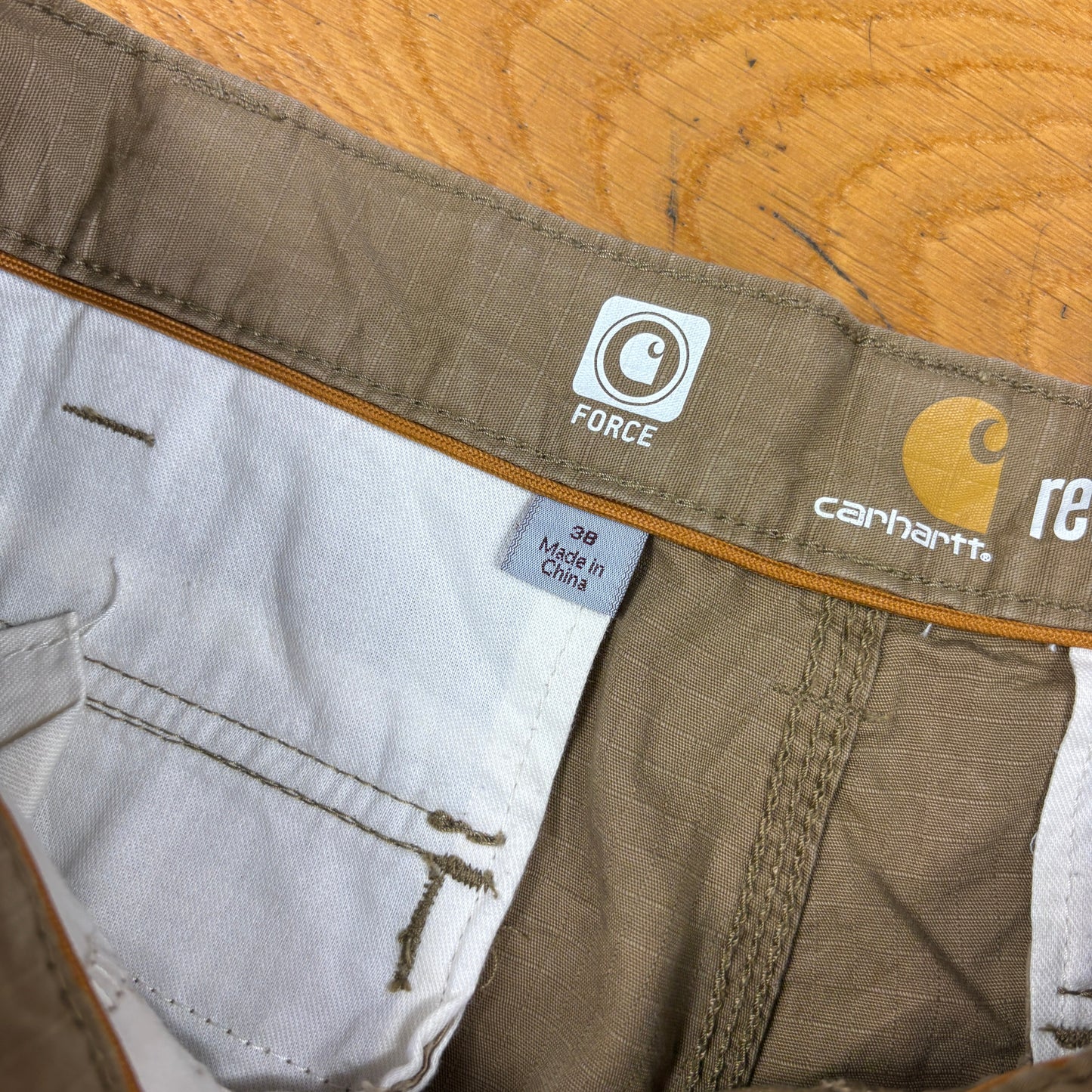 Vintage Carhartt Workwear Brown Baggy Carpenter Shorts - 40