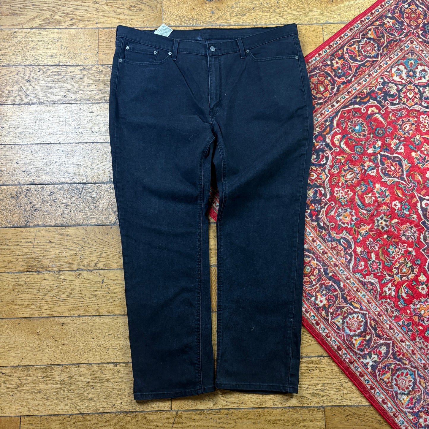 Vintage Levis 511 Slim Black Denim Jeans - 44