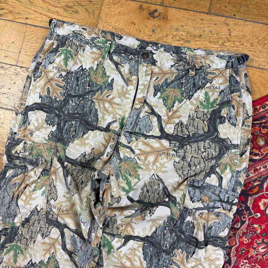Vintage Real Tree Camo Green Hunting Workwear Trousers - 44
