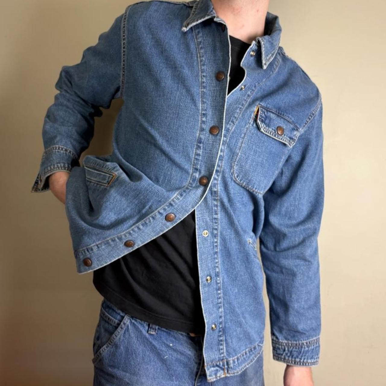 Vintage Levi’s Denim Blue Chore Utility Jacket - L