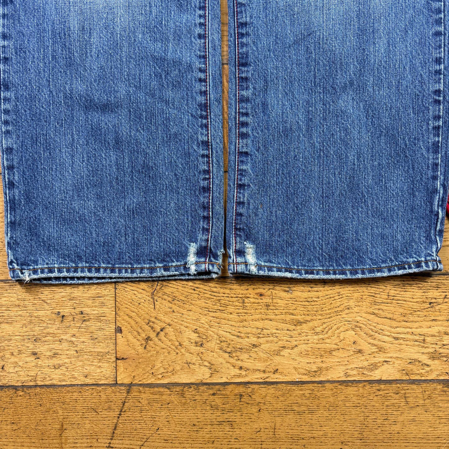 Vintage Paco Blue Embroidered Y2K Hip Hop Baggy Jeans - 38