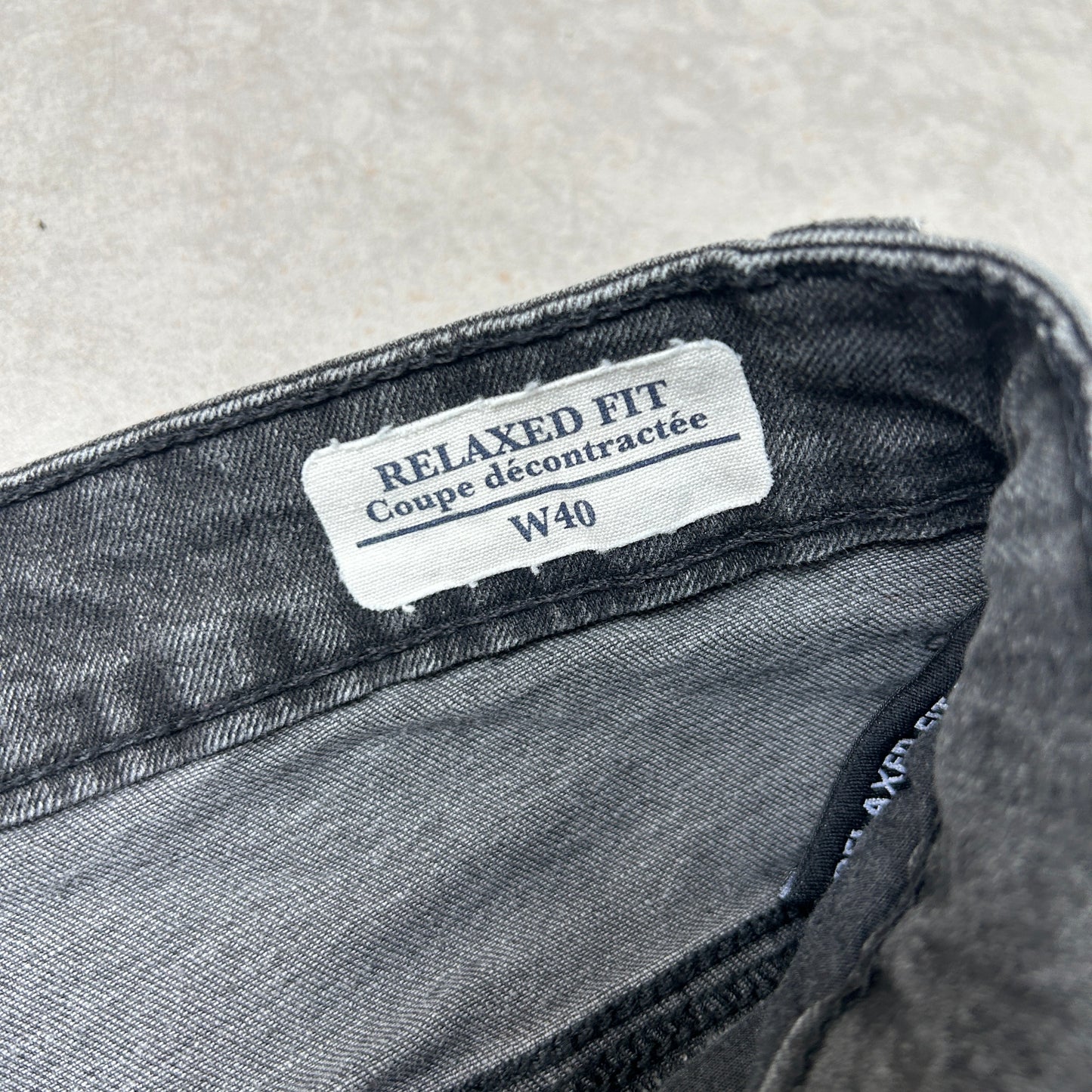 Vintage Embroidered Hip Hop Baggy Black Shorts Jorts - 40