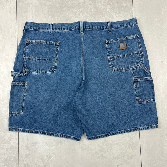 Vintage Carhartt Workwear Baggy Carpenter Blue Shorts - 46