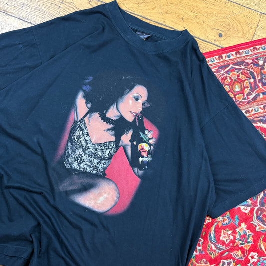 Vintage Beer Black Graphic T-Shirt - XXL