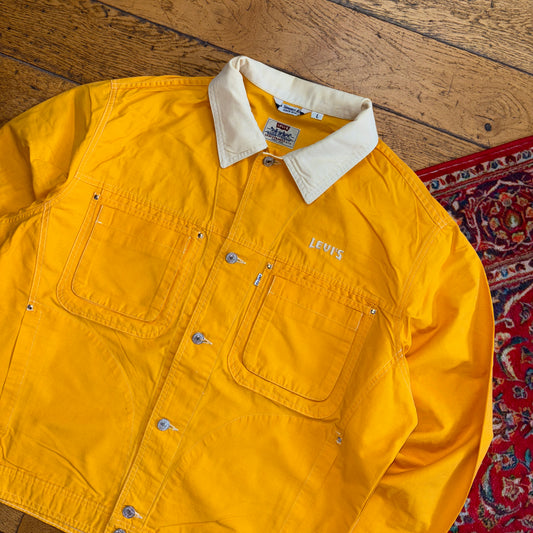 Vintage Levis Yellow Boxy Trucker Jacket - L