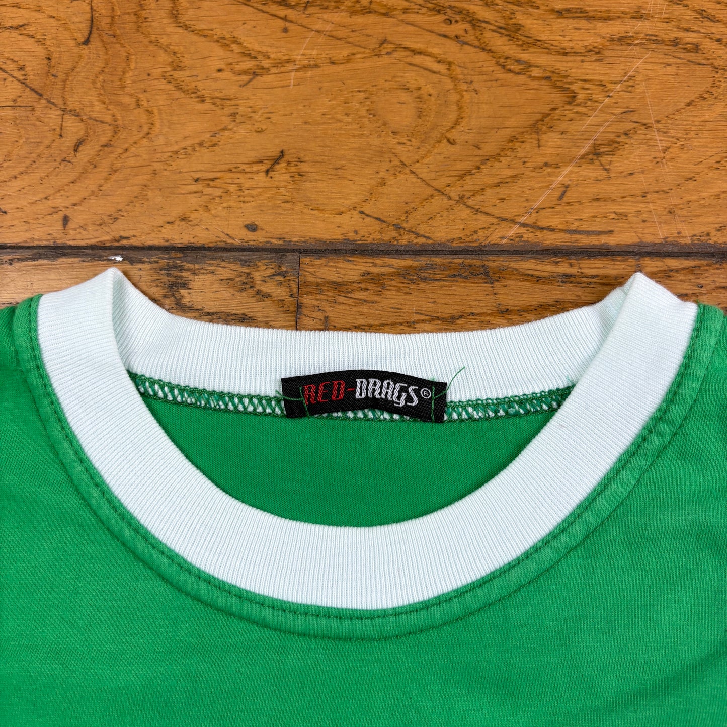 Vintage Brazil Green Embroidered Graphic T-Shirt - S