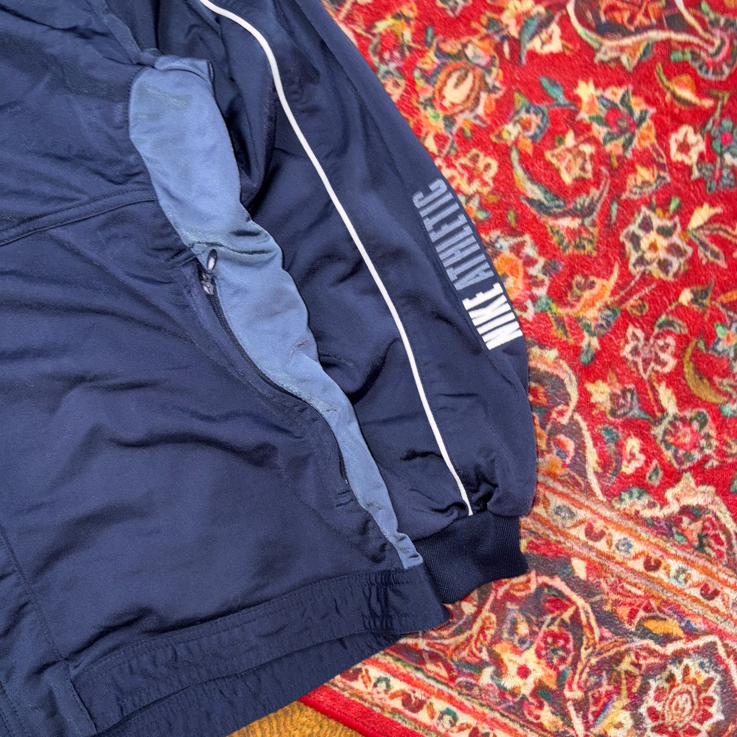 Vintage Nike Navy Tracksuit Track Shell Jacket - L