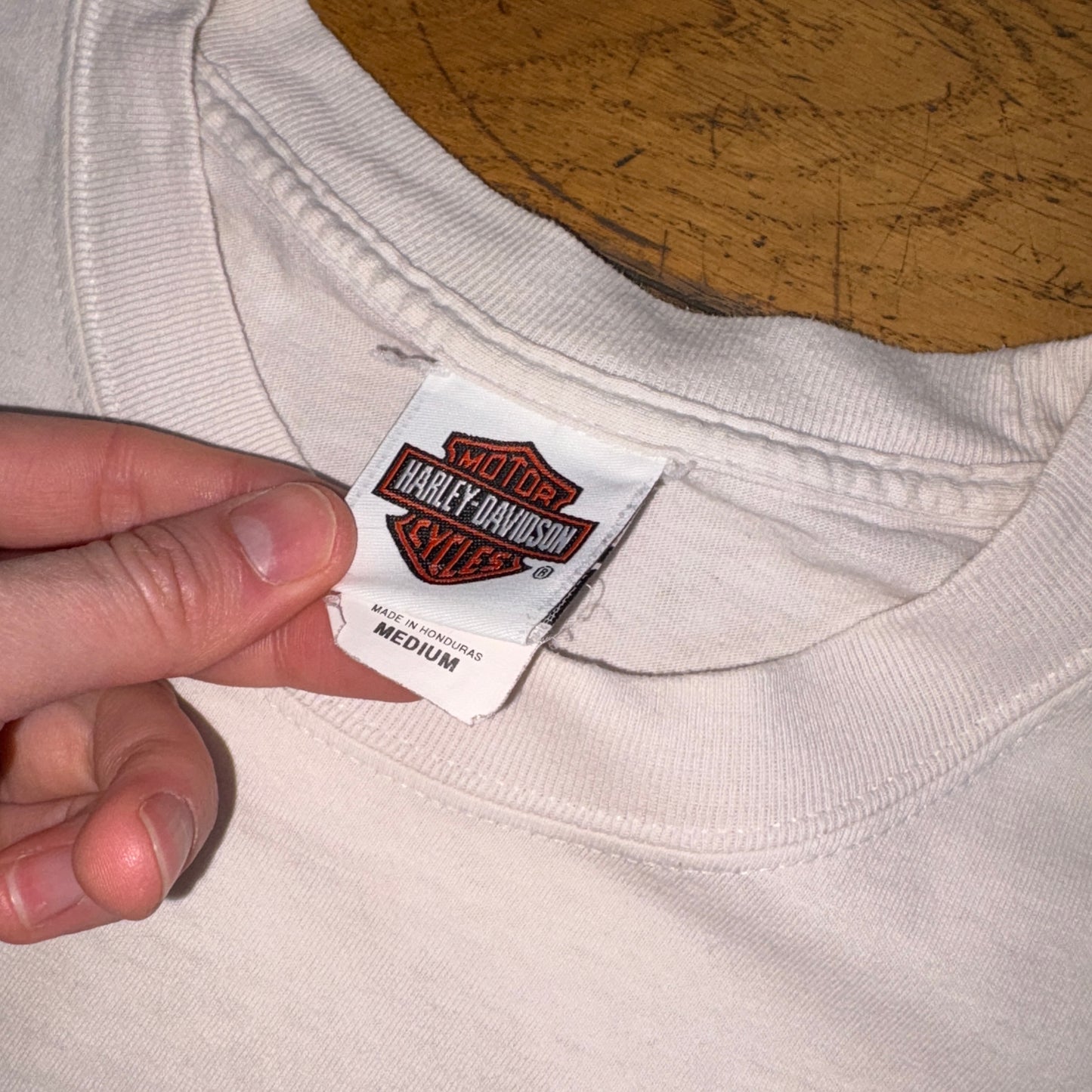 Vintage 2011 Harley Davidson White Single Stitch Graphic T-Shirt - XS