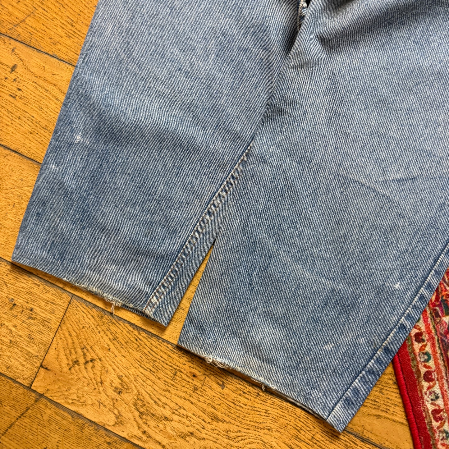 Vintage Levis 501 Baggy Tapered Blue Denim Jeans - 34S