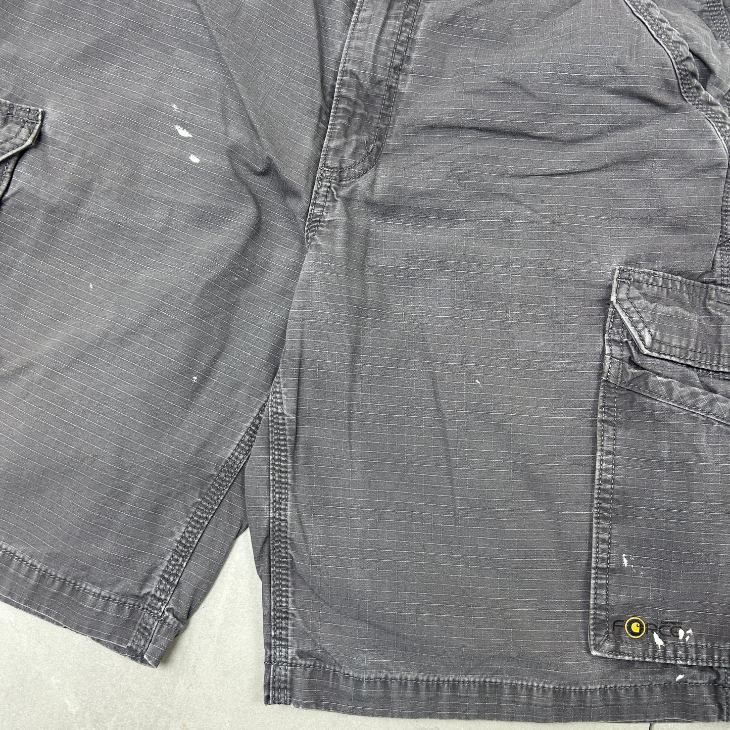 Vintage Carhartt Workwear Baggy Carpenter Grey Shorts - 36