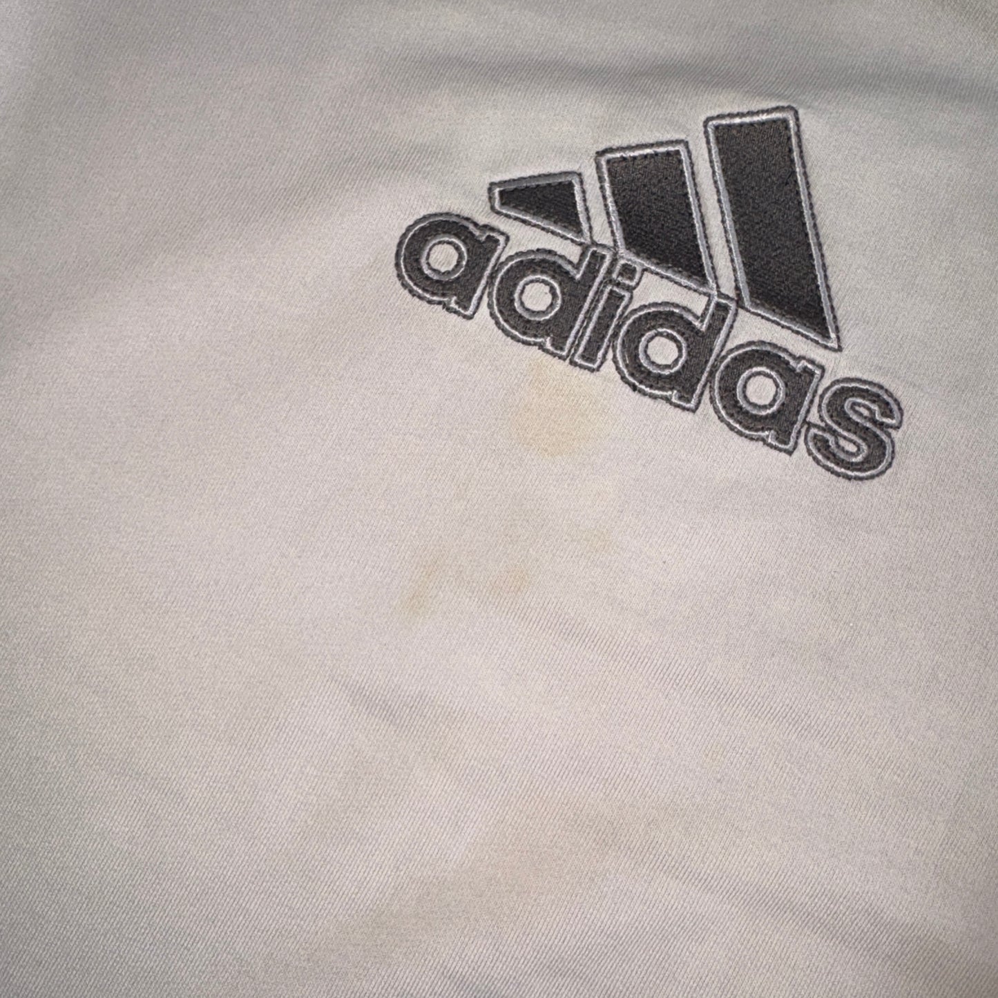 Vintage 90s Adidas Grey Embroidered Sweatshirt - L