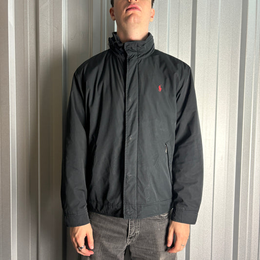 Vintage Ralph Lauren Black Fleece Lined Jacket - L