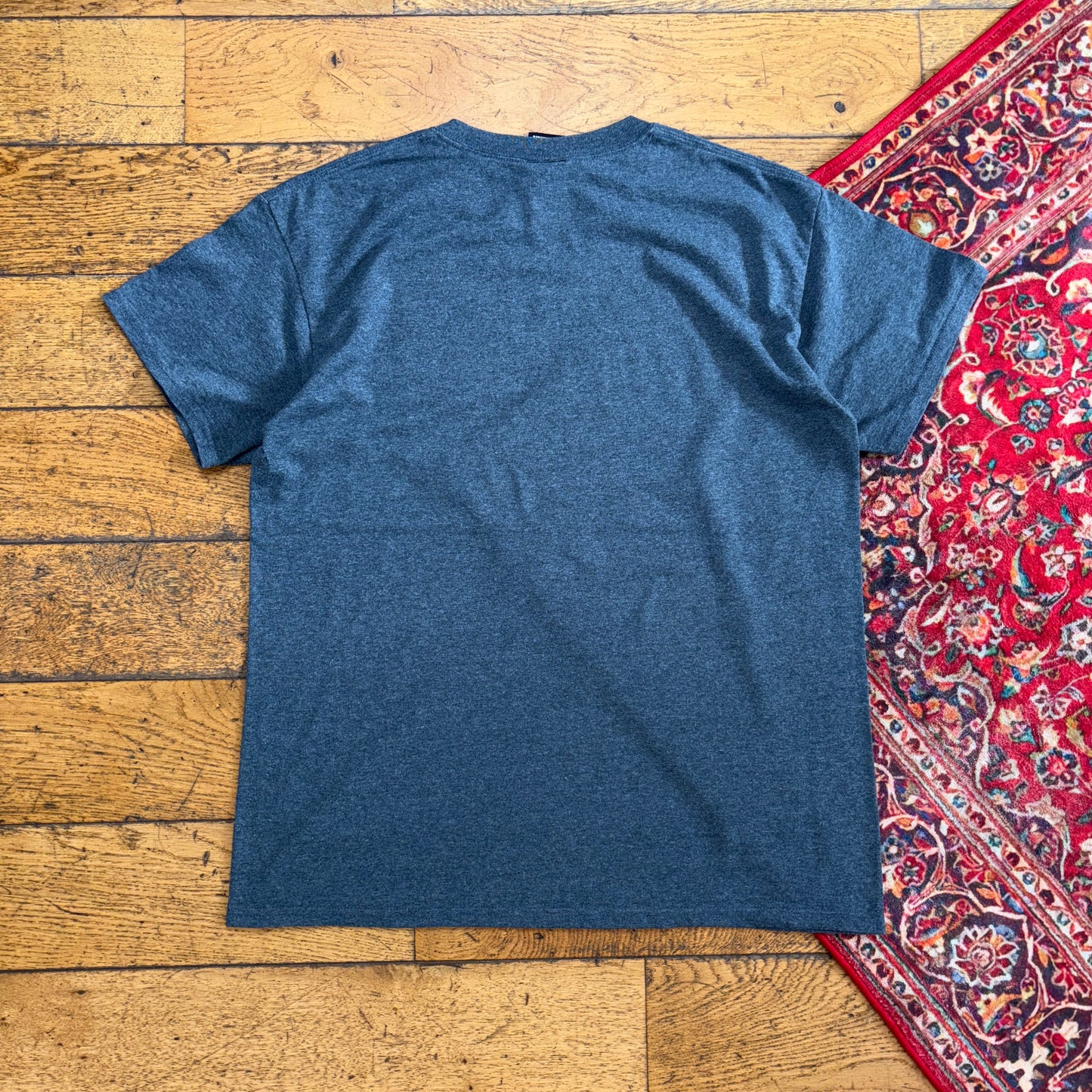 Vintage Thrasher Grey Flames Skate Graphic T-Shirt - M