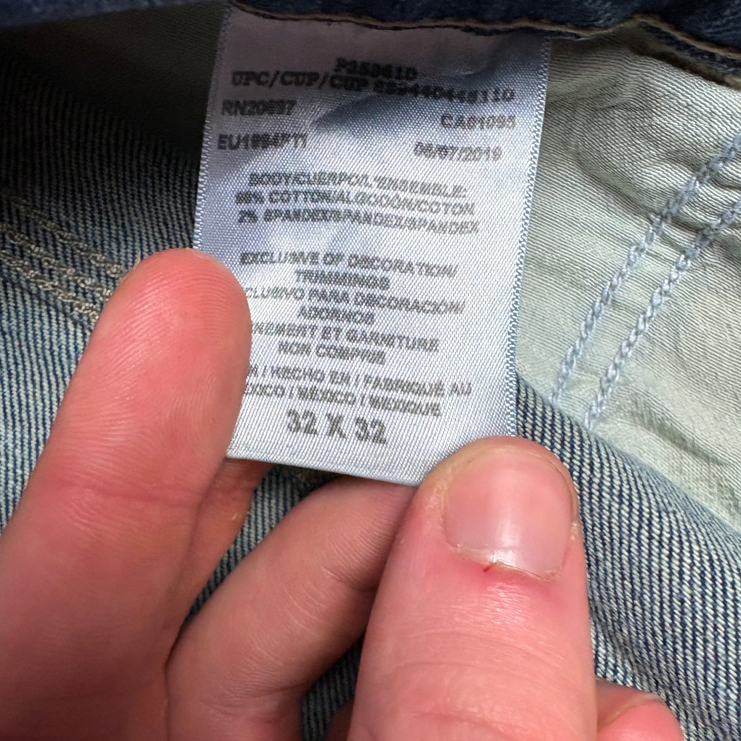 Vintage Dickies Workwear Carpenter Straight Blue Jeans - 36R