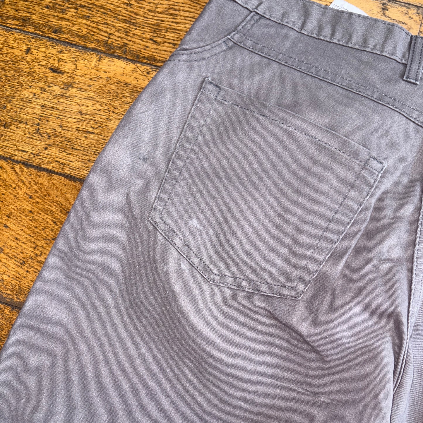 Vintage Dickies Workwear Carpenter Baggy Grey Shorts - 36