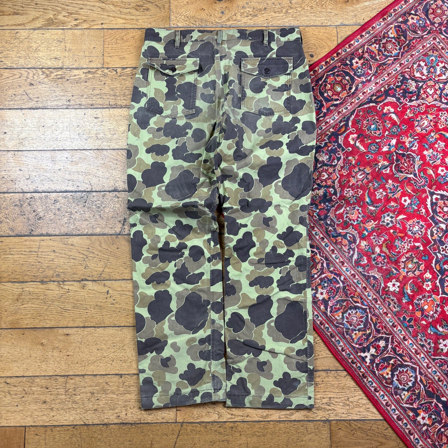 Vintage Real Tree Camo Green Hunting Workwear Trousers - 38