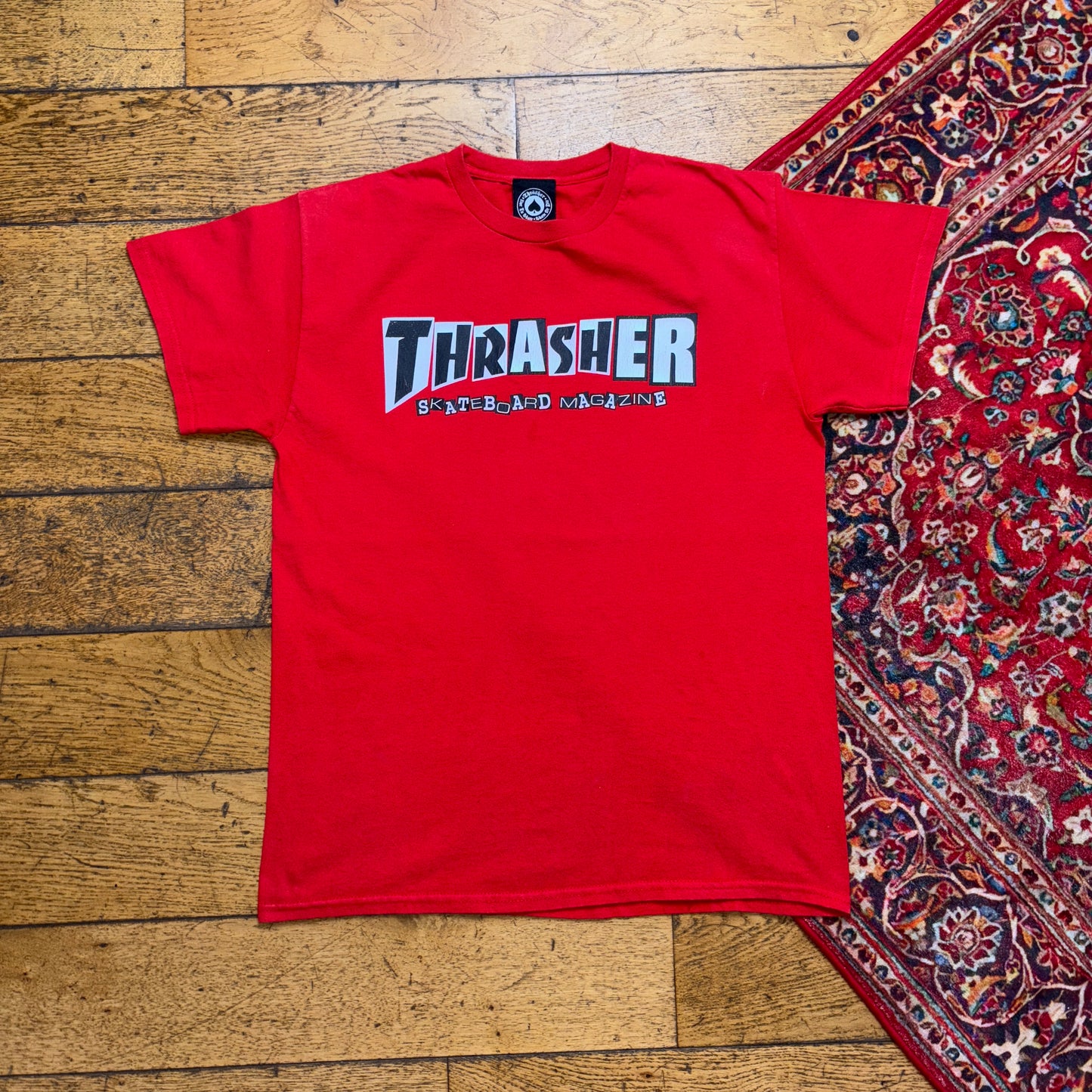 Vintage Thrasher Red Skate Graphic T-Shirt - S