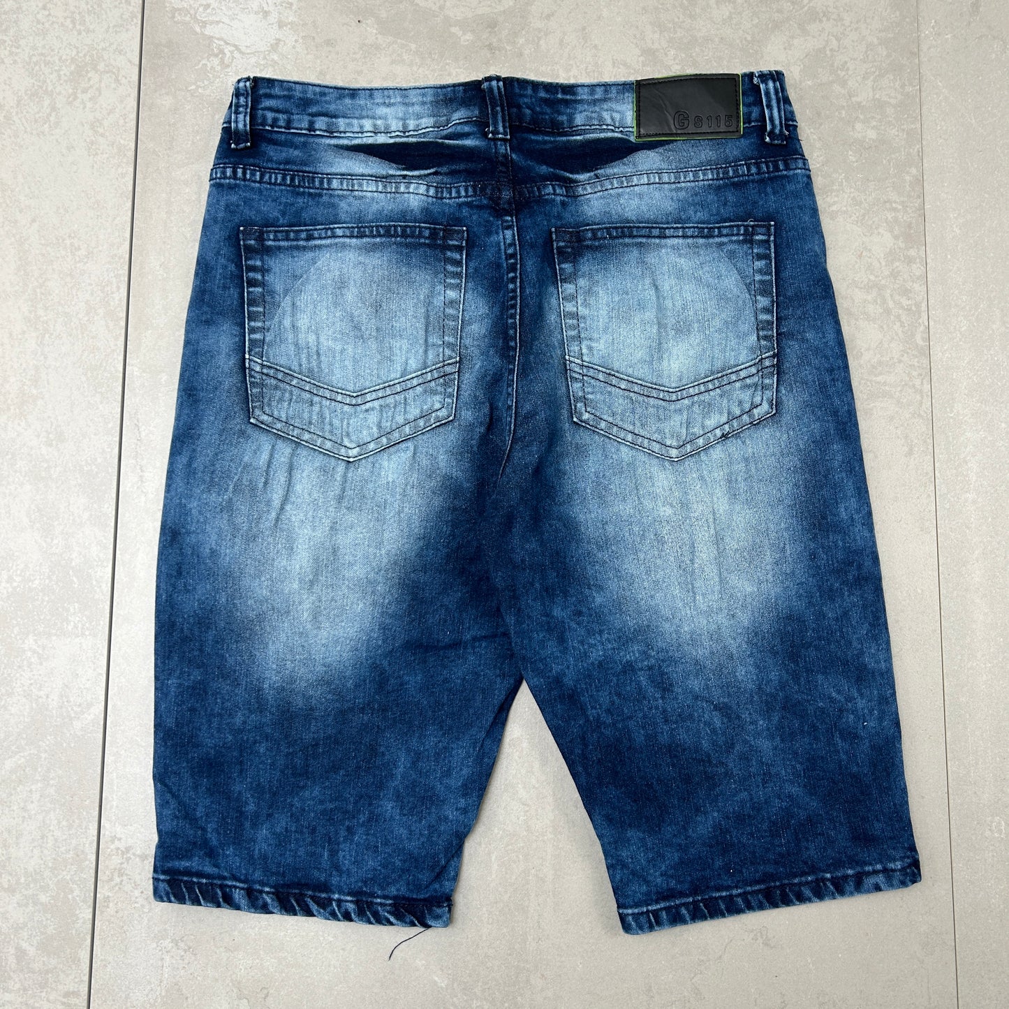 Vintage GS115 Hip Hop Blue Shorts Jorts - 35