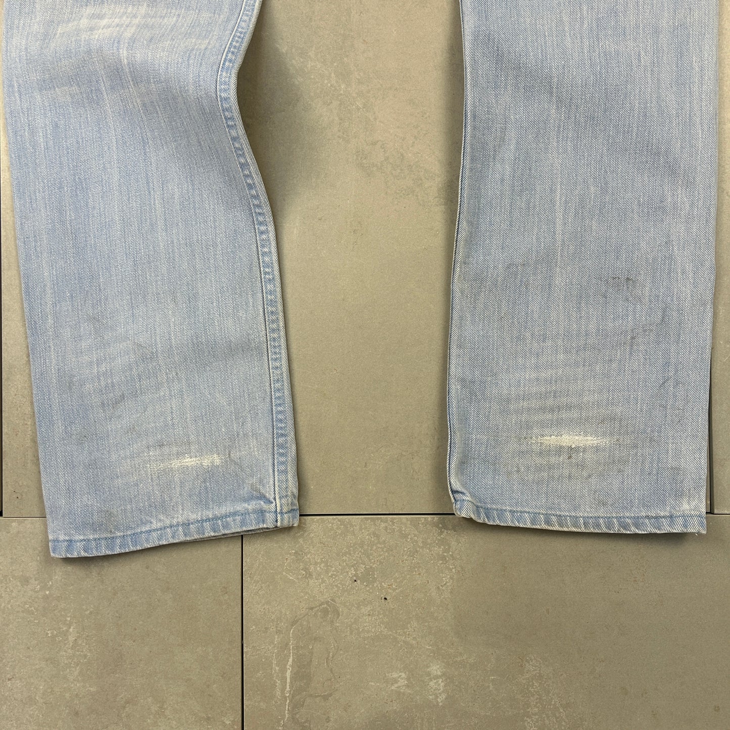 Vintage Levis 506 Straight Light Blue Denim Jeans - 32