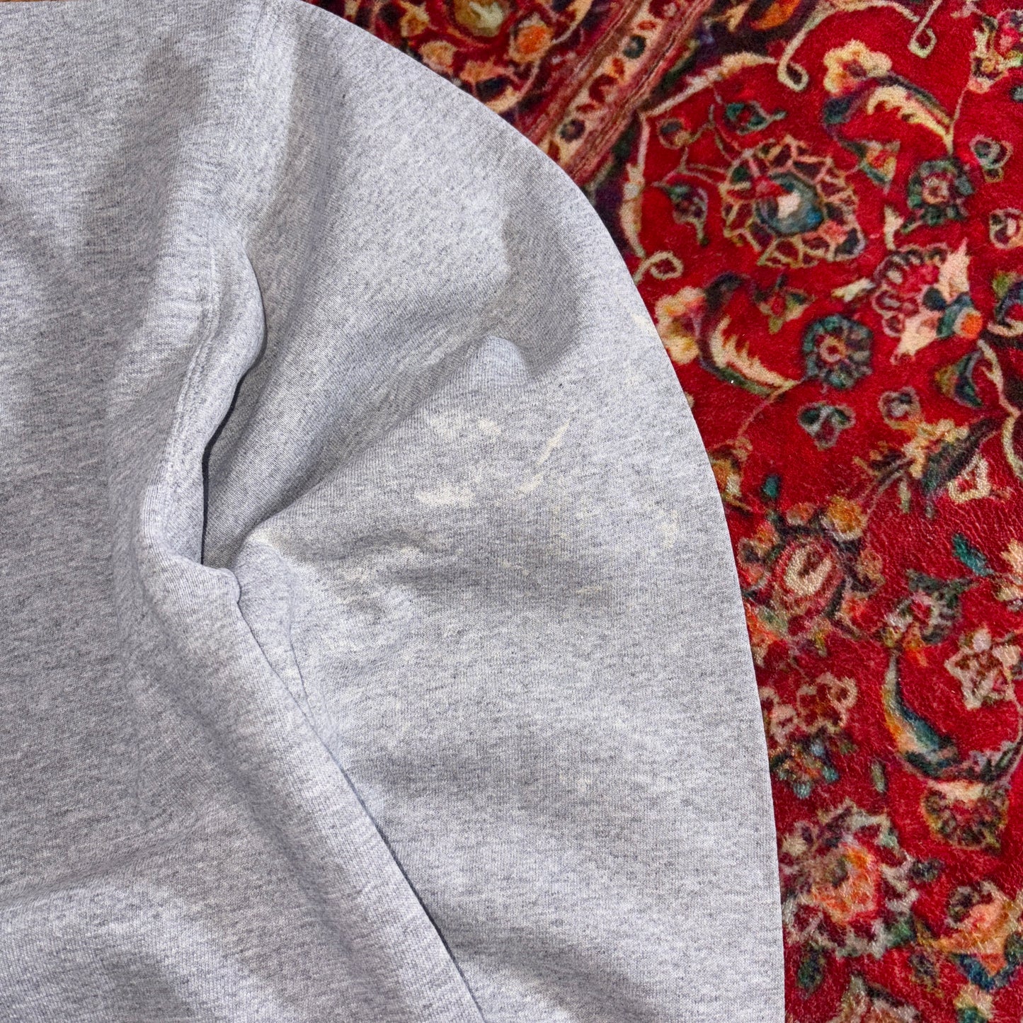 Vintage Russell Athletic Grey Embroidered Sweatshirt - S