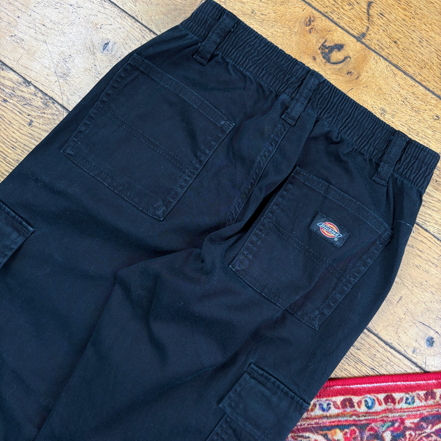 Vintage Dickies 874 Black Tapered Skate Trousers - 24