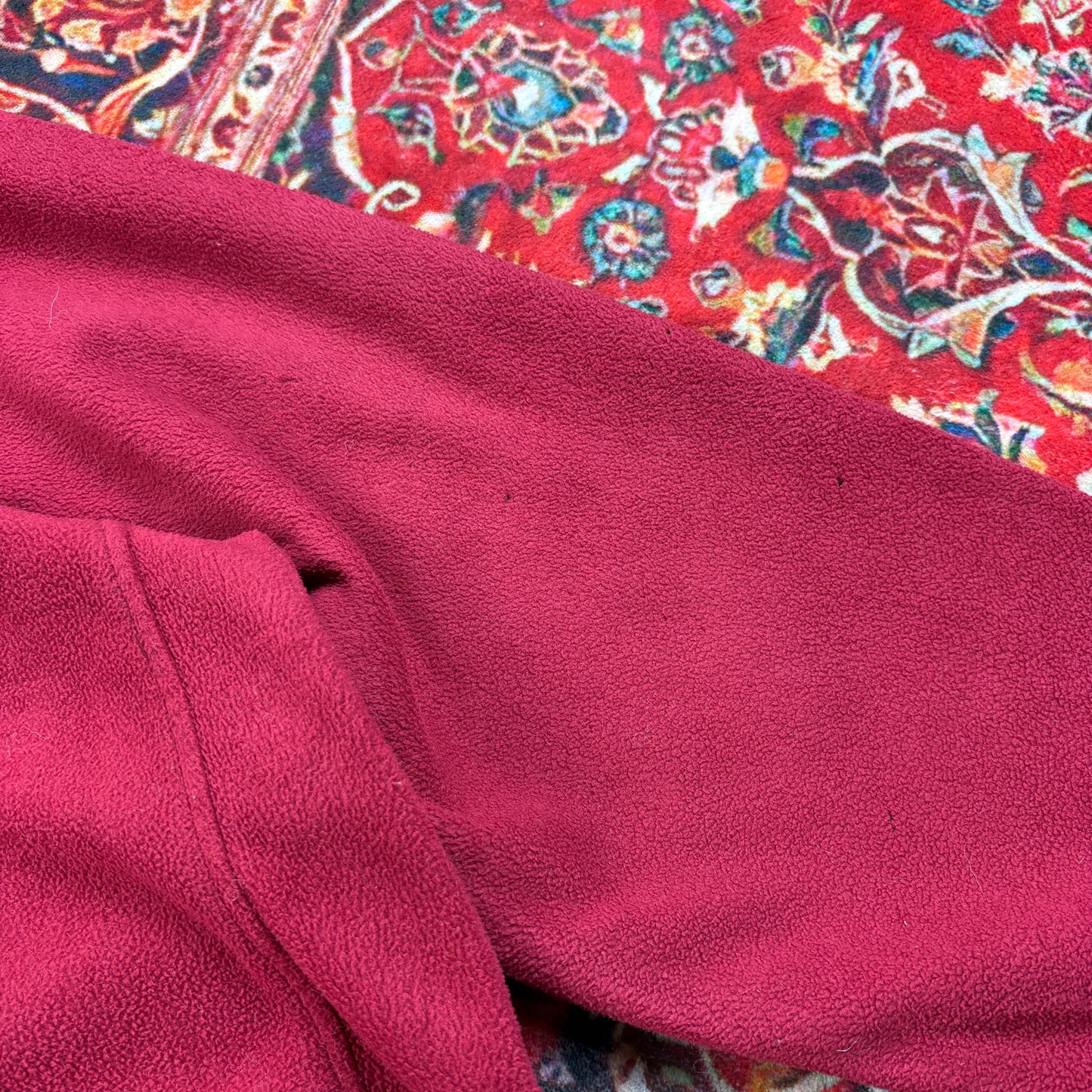 Oakley Red Burgundy Fleece Embroidered Sweatshirt - XL