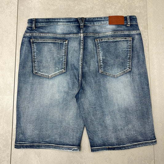 Vintage Hip Hop Baggy Shorts Blue Jorts - 40