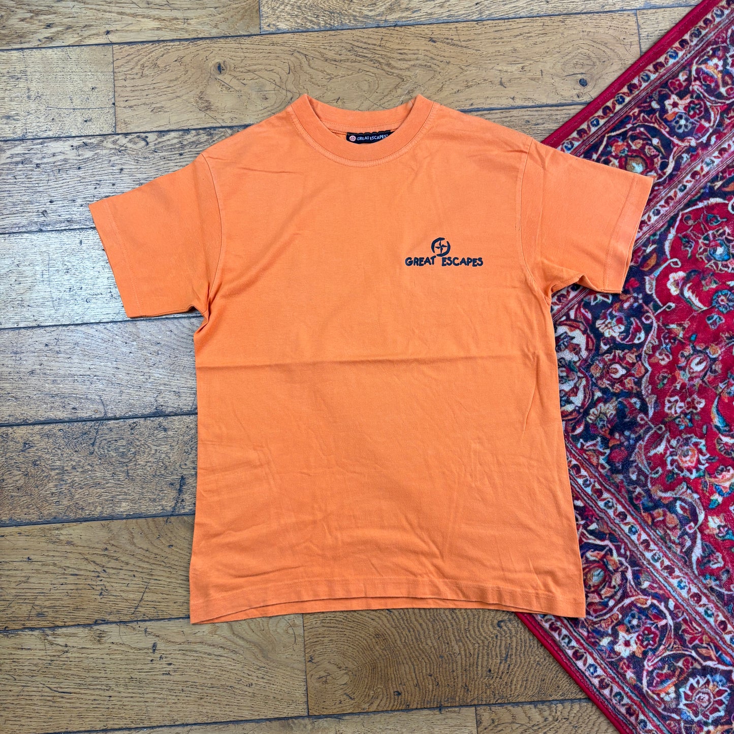 Vintage Orange Lizard Graphic T-Shirt - XS