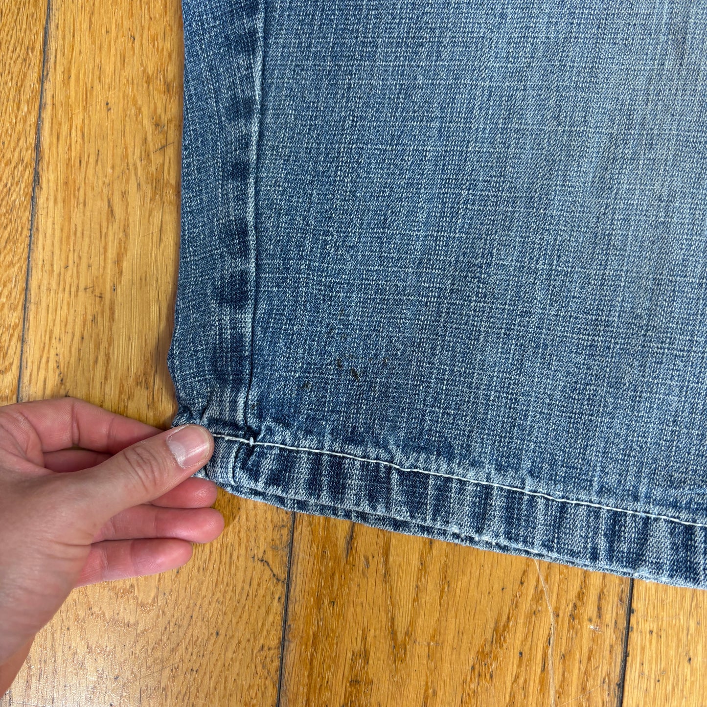 Vintage Southpole Embroidered Hip Hop Blue Baggy Shorts Jorts - 34