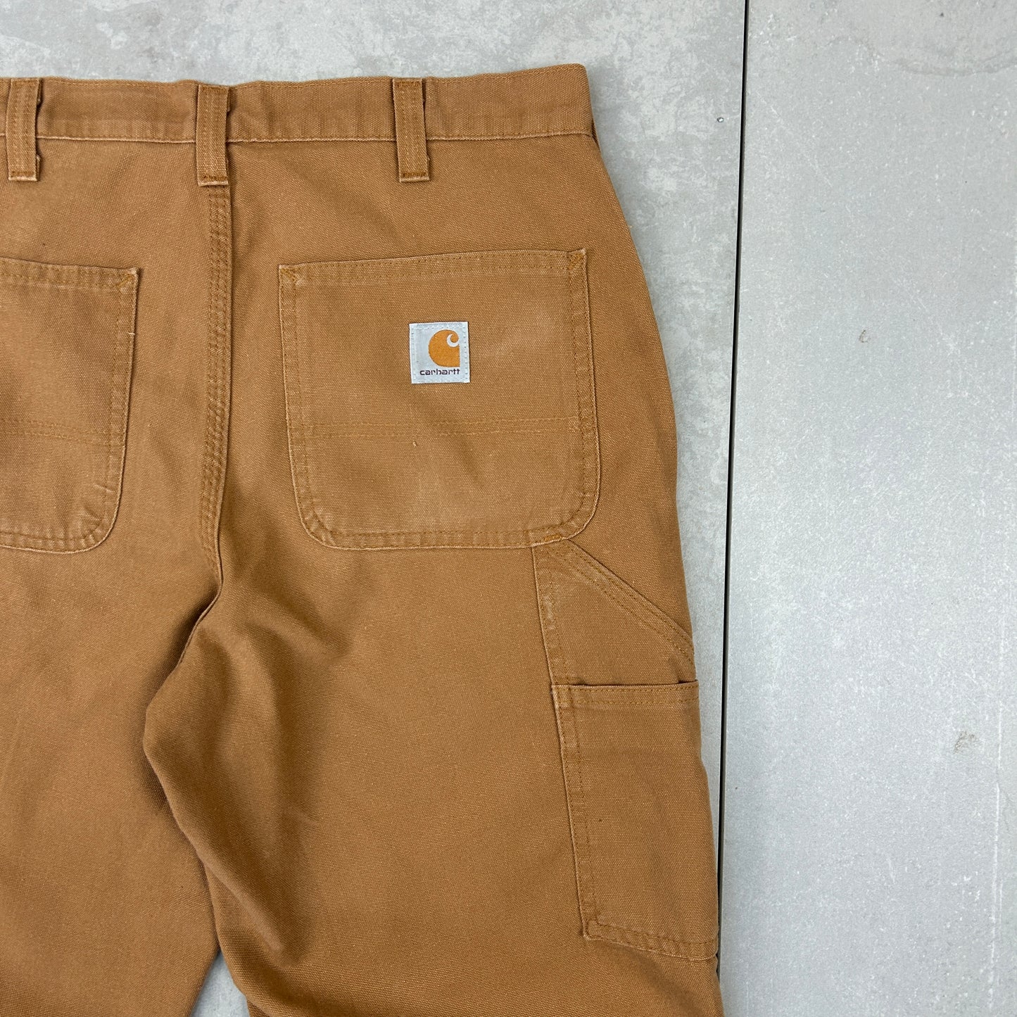 Vintage Carhartt Brown Workwear Carpenter Baggy Trousers - 32