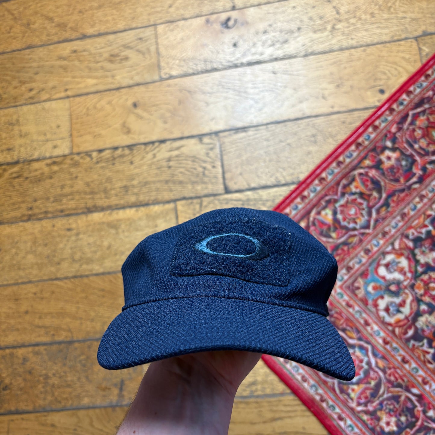 Vintage Oakley Navy Embroidered Cap - One Size