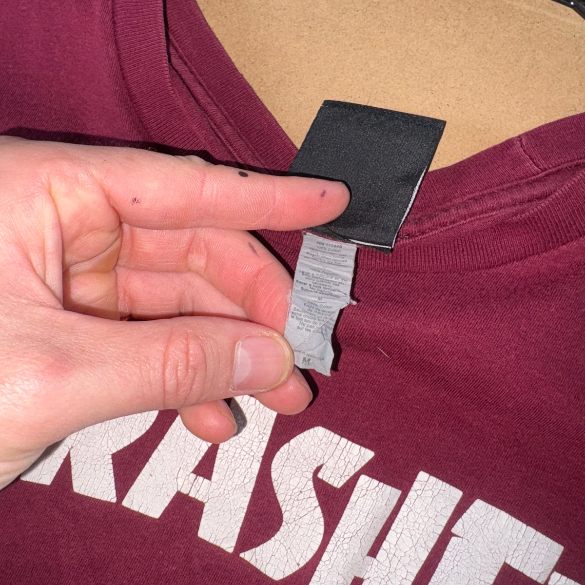 Thrasher Burgundy Skate Graphic T Shirt - XS