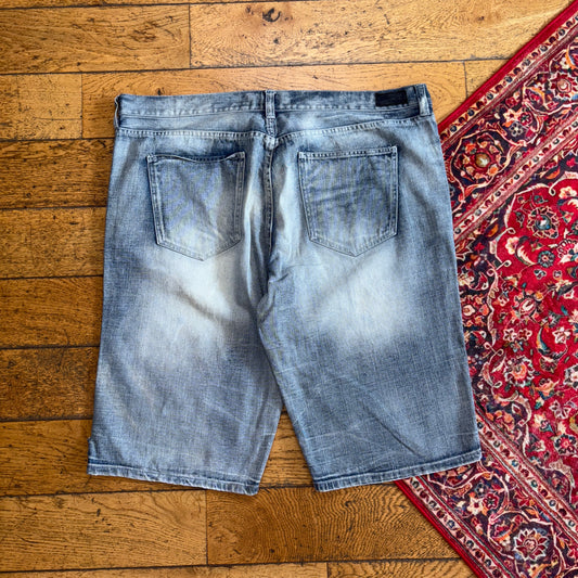 Vintage Ecko UNLTD Hip Hop Baggy Blue Shorts Jorts - 46