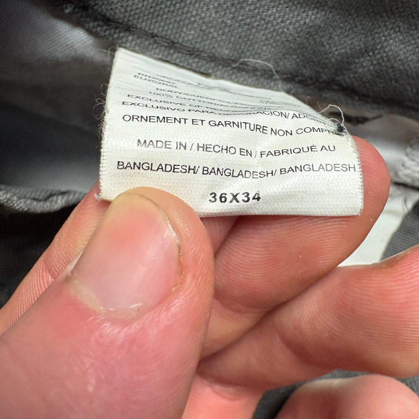 Vintage Dickies Workwear Carpenter Baggy Grey Trousers - 38L
