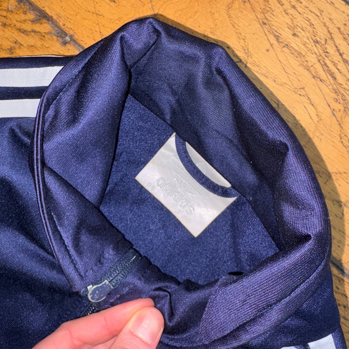 Vintage 90s Adidas Navy Tracksuit Track Jacket - XL