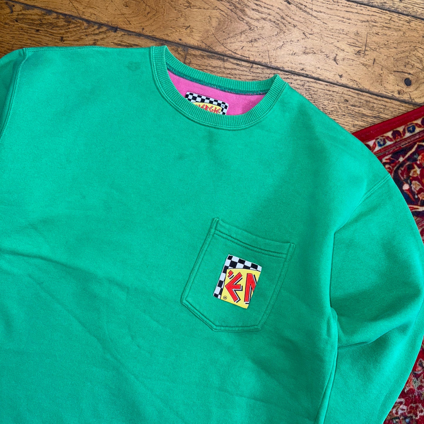 Vintage 90s Energie Skate Green Sweatshirt - M