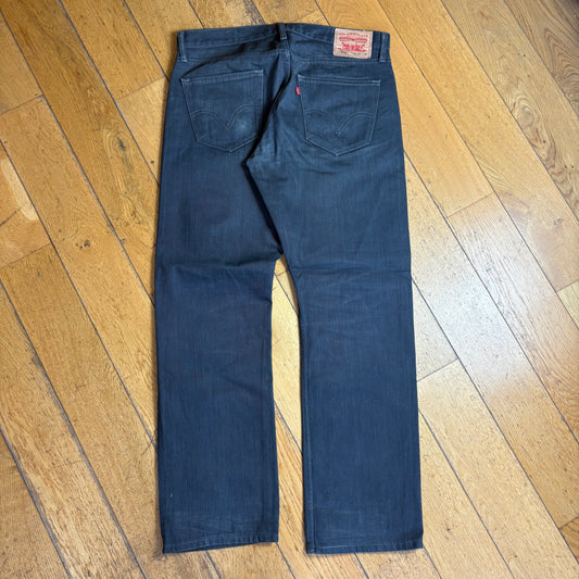 Vintage Levis 514 Straight Grey Denim Jeans - 38