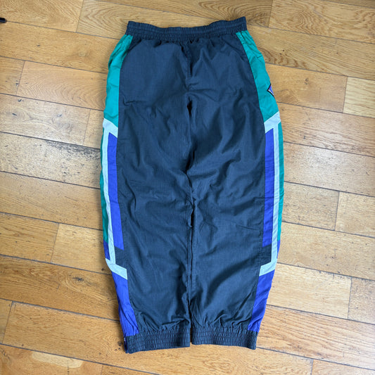 Vintage Patrick Black Baggy Tracksuit Sweatpants Track Pants Bottoms - L