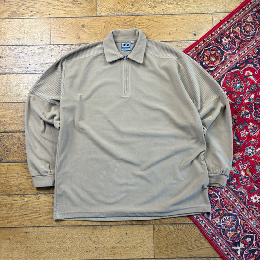 Vintage Billy Dean Brown Fleece Zip Sweatshirt - L