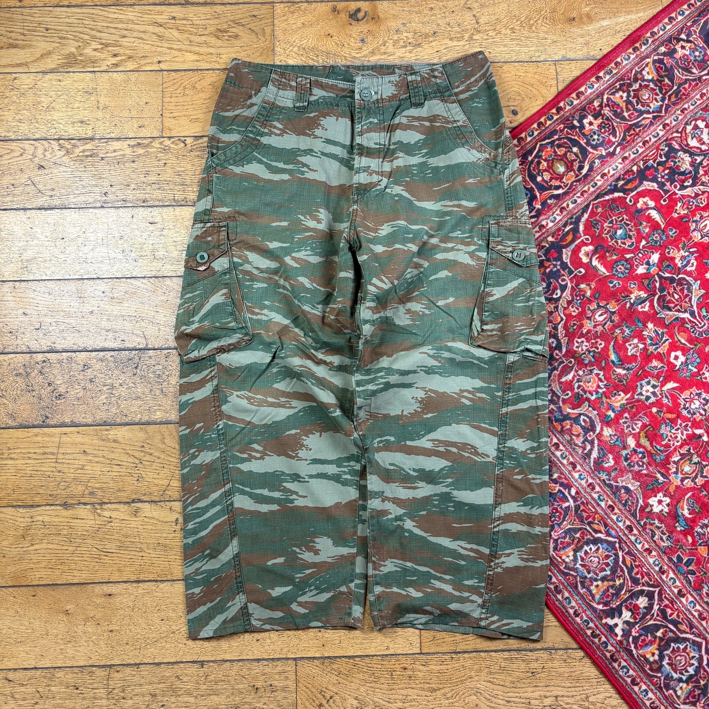 Vintage Real Tree Camo Green Hunting Workwear Trousers - 36