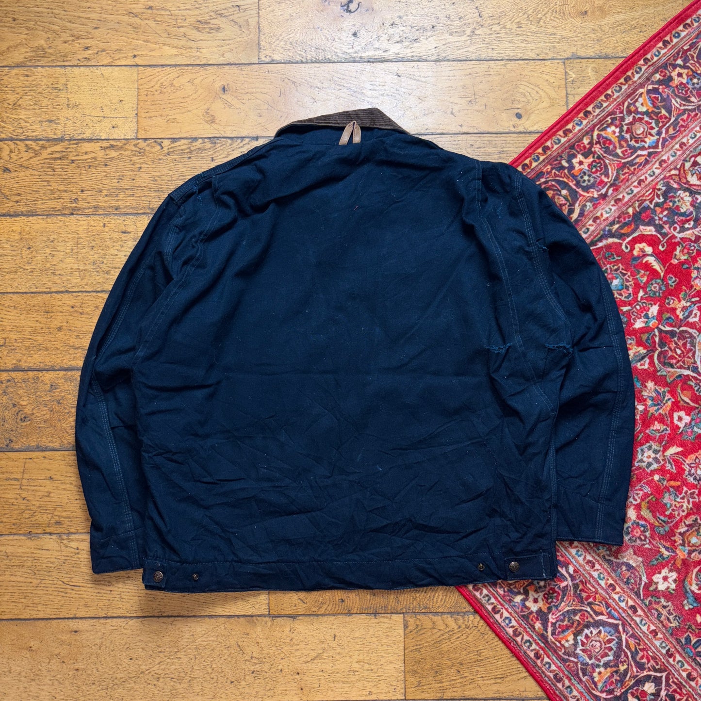 Vintage Navy Workwear Carhartt Style Jacket - L