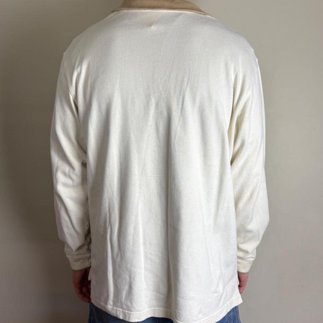 Vintage Timberland Cream Quarter Zip Sweatshirt - L