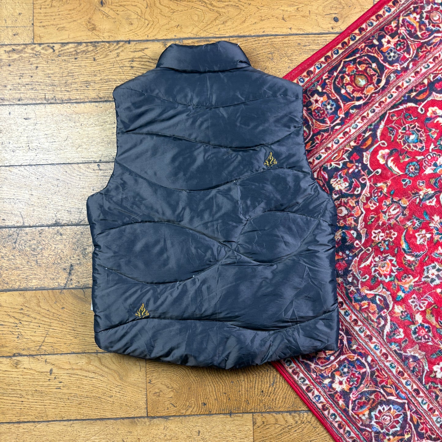 Vintage Oneill Surfwear Grey Womens Gilet Puffer Jacket - Size 8/10