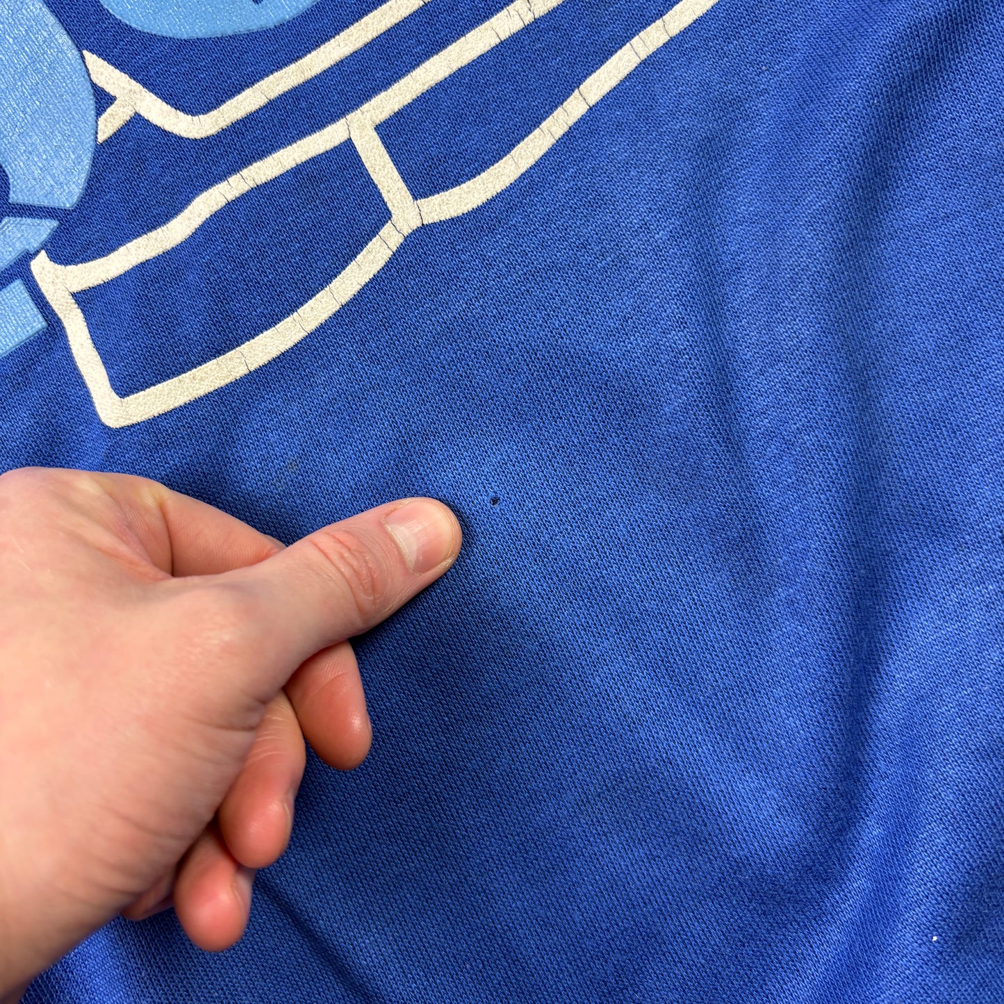 Vintage 90s North Pole Blue Sweatshirt - XL